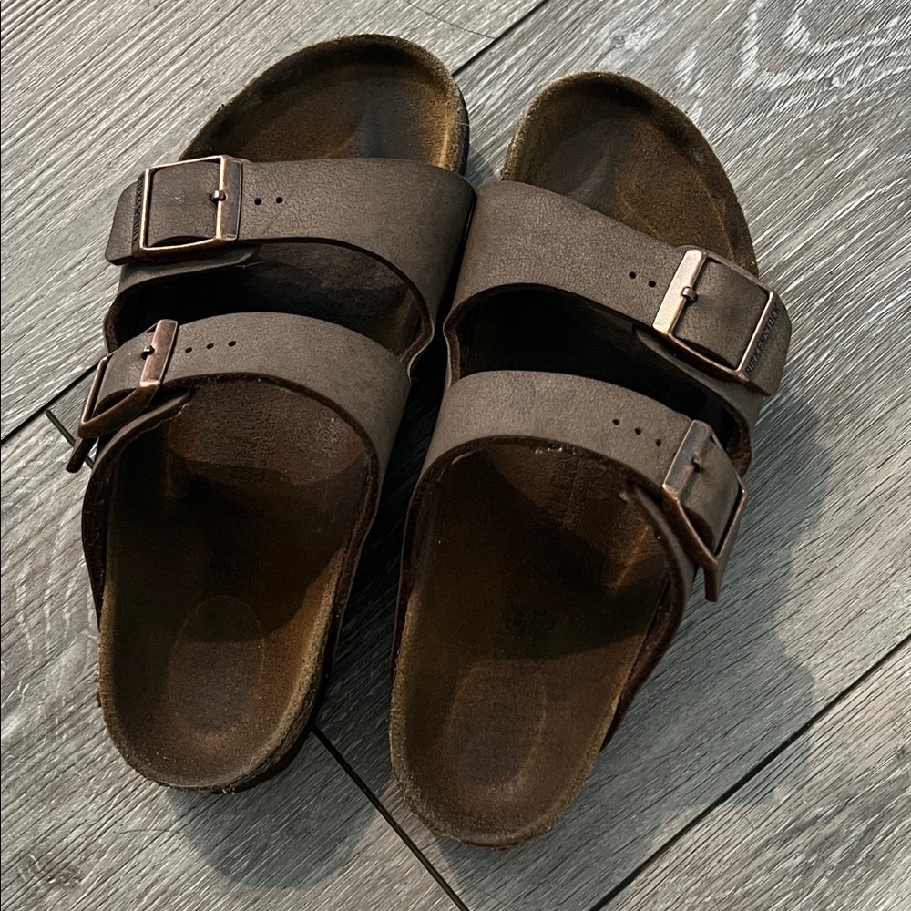 Birkenstock Kids Brown Slippers